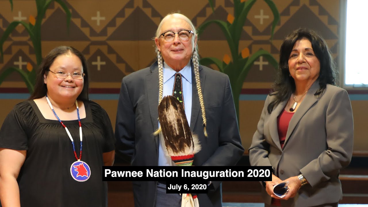Pawnee Nation Inauguration 2020, July 6, 2020 President, Treasurer