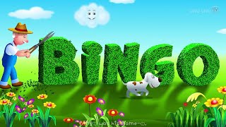 BINGO Song dog | nursery rhymes songs for babies in english