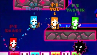 MULTIPLAYER MODE LEVEL | Geometry Dash 2.1 - MULTIPLAYER MODE - izhar # Castle Crasher screenshot 5