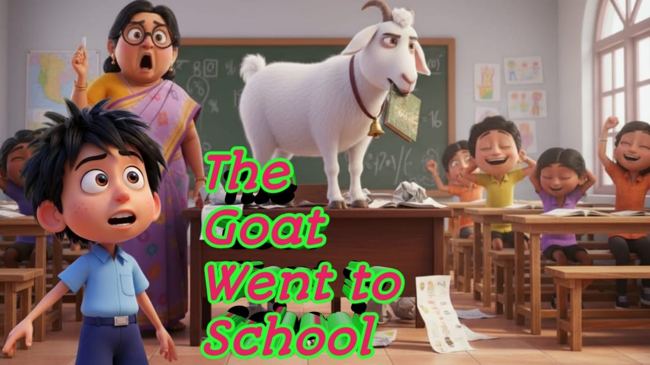 Goat Went to School || Tiny Tots World || Fun story || stories || moral stories|| bedtime stories||