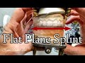 How to make a flat plane nightguard dental splint