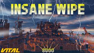 ЛУЧШИЙ ВАЙП! 8000 РАКЕТ! Полная доминация на Vital Rust EU Monthly | Раст