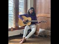 Walk with me Bella Thorne acoustic guitar cover by Younguitariste Saanvi