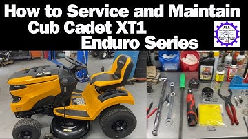 How to Service Your Cub Cadet XT1  Lawn Tractor
