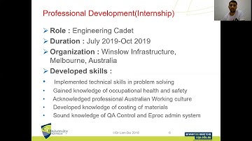 Ankitkumar Patel  CPD presentation for CQ university