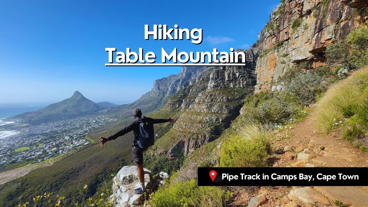 Hiking Table Mountain in Cape Town South Africa.