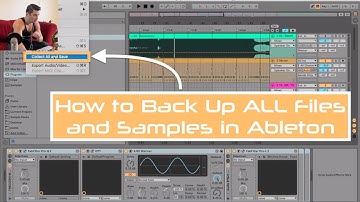 How to Back Up ALL Files and Samples in Ableton Tutorial