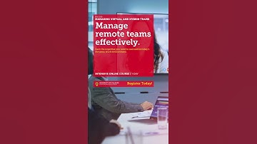 Remotely manage your teams effectively. Learn to effectively lead your hybrid team.