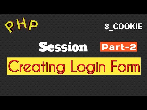 Creating login using