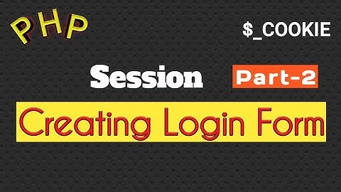 Creating login using session in php hindi