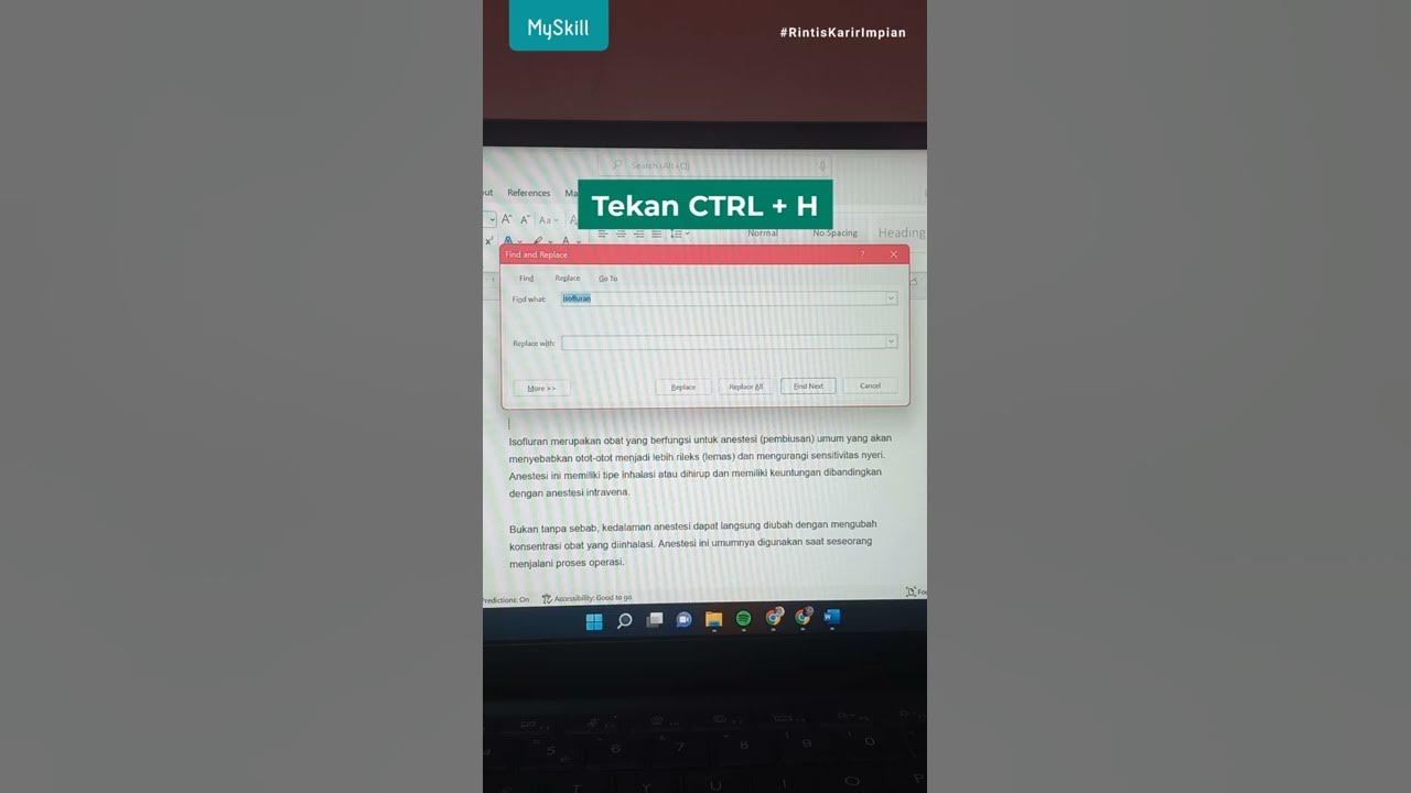Trik Perbaiki Typo di Microsoft Word #myskill #shortvideo #tutorial #