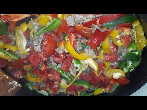 صاجية اللحم سريعة جدا سهلة وغير مكلفة لذيذة