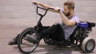 Building a Motorized Drift Trike in my Backyard