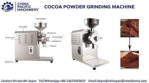 Cocoa Powder Grinding Machine|Nut Grinder|Cocoa Powder Fine Milling Machine|Cocoa Powder Maker