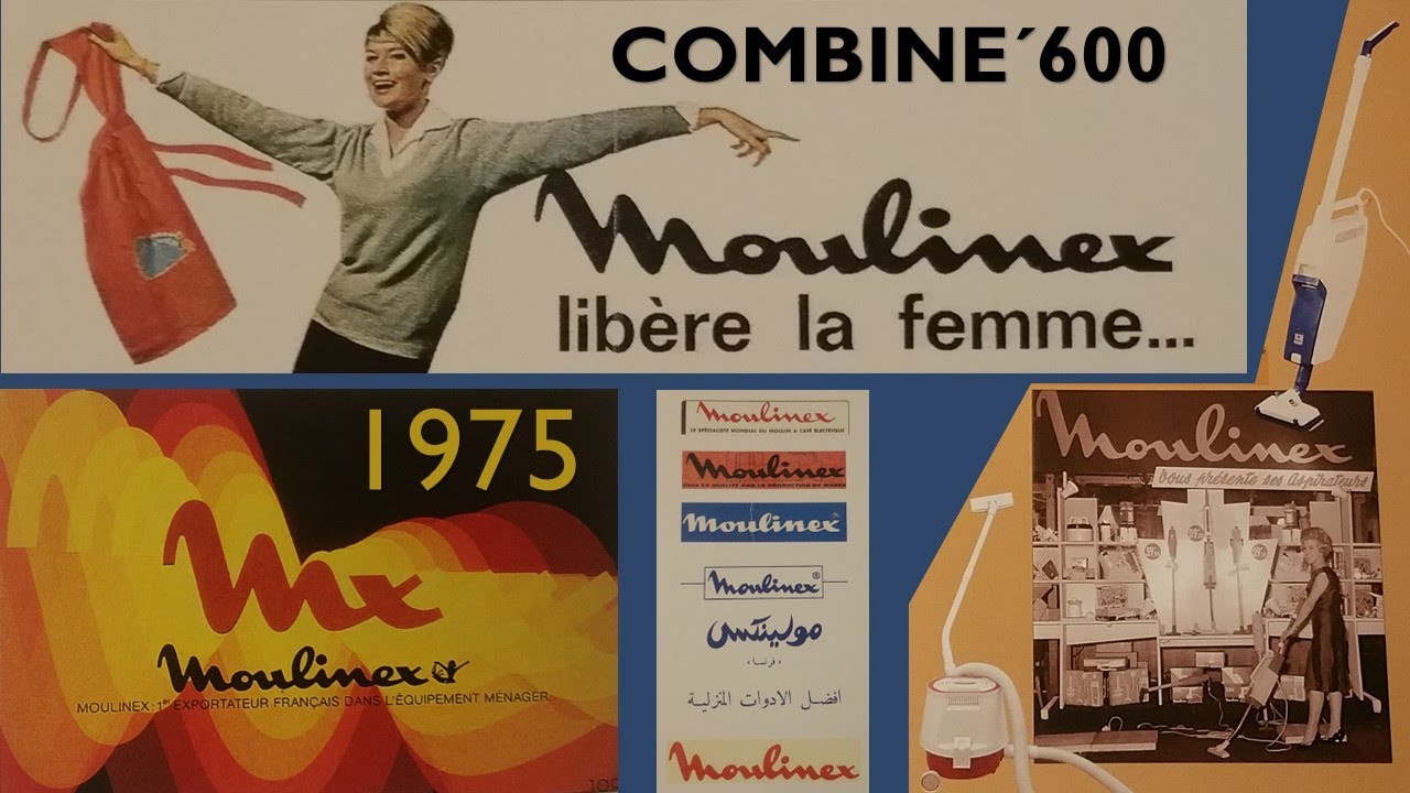 Moulinex Combiné 600 con elettrospazzola 1975 Panoramica 290423