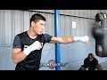 DMITRY BIVOL'S UNORTHODOX MOVEMENT & POWER ON FULL DISPLAY IN BOXING WORKOUT