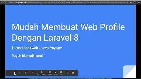 [Laravel 8] Mudah Membuat Web Profile Menggunakan Laravel Voyager Part 1