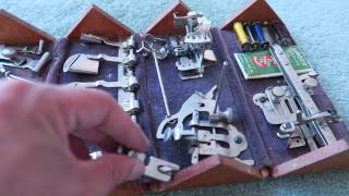 A short video of the puzzle-box that goes with one of my sewing machines. I
