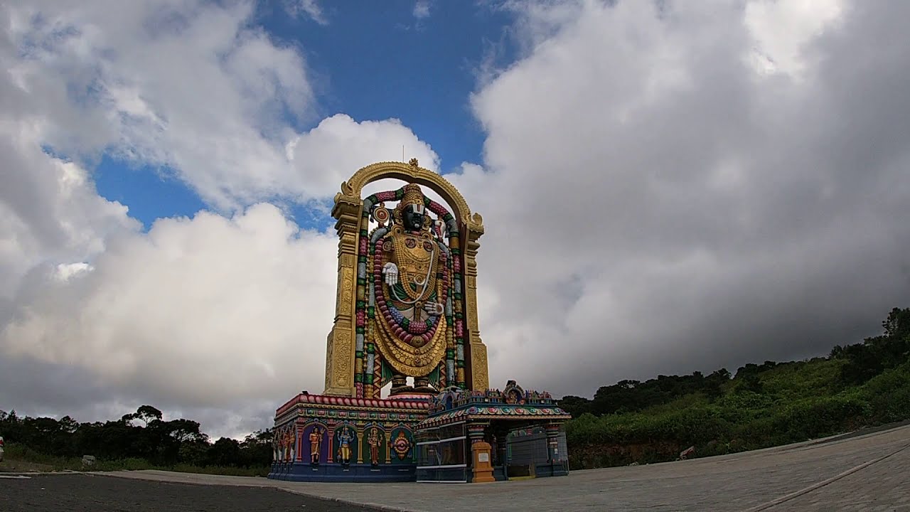 Lord Venakteswara - World's Tallest 108 feet statue in Mauritius - YouTube