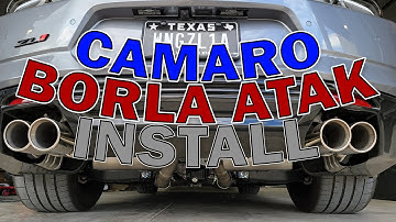 Borla ATAK Cat-Back Exhaust w/NPP & AWE 2nd Cats Delete INSTALL | 2016+ Camaro SS/ZL1