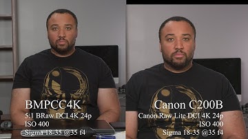 BMPCC4K vs C200 | Dynamic Range and Skin Tone Test