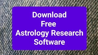 Free Astrology Software Jagannatha Hora how to use and settings configuration screenshot 5