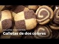 Receta fcil  galletas de dos colores