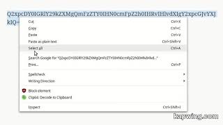 Clip64 decodes Base 64