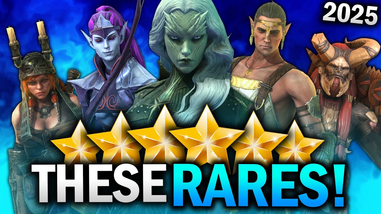 ЛУЧШИЕ и ХУДШИЕ РЕДКИЕ ЧЕМПИОНЫ! Обзор каждого редкого чемпиона (2025) — список уровней Raid Shad...