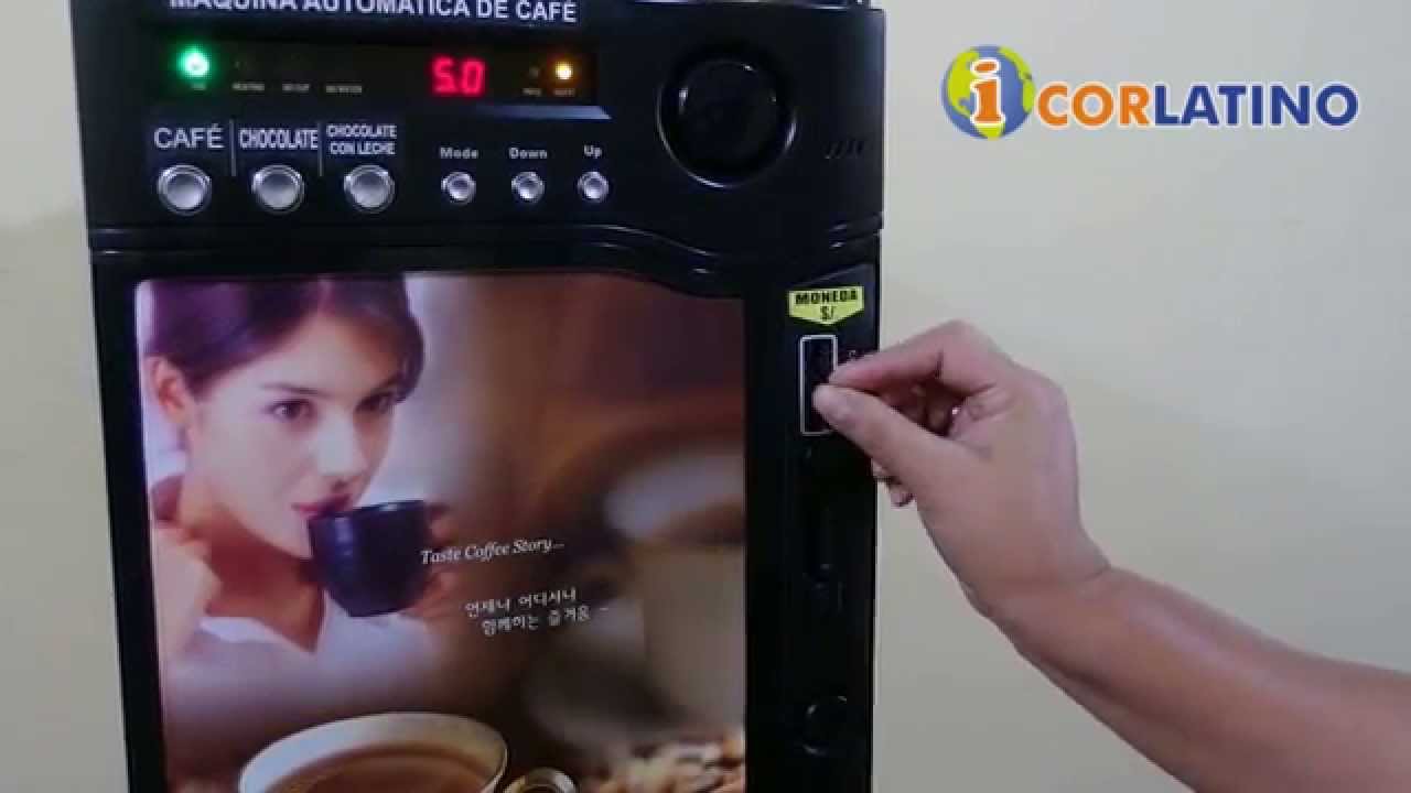 MAQUINA DE CAFE A MONEDAS - YouTube