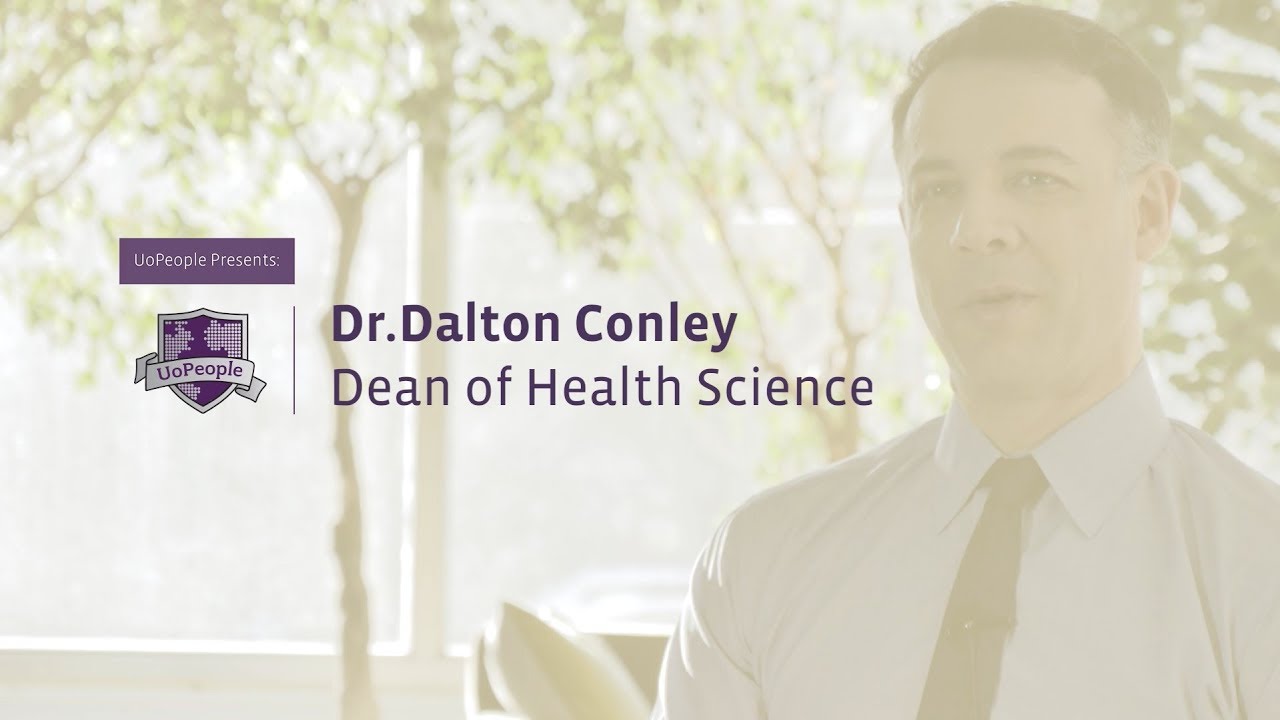 Dean of Health Science Dr. Dalton Conley YouTube