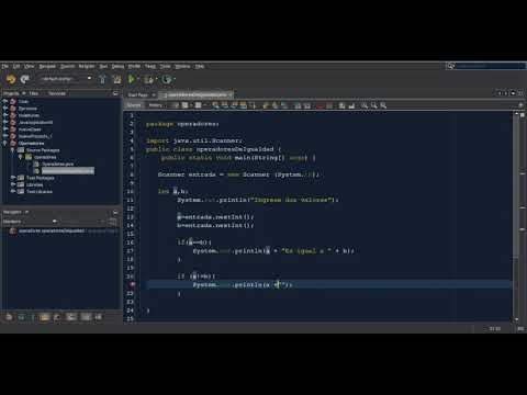Operadores de Igualdad | Introducción a la programación en Java - YouTube