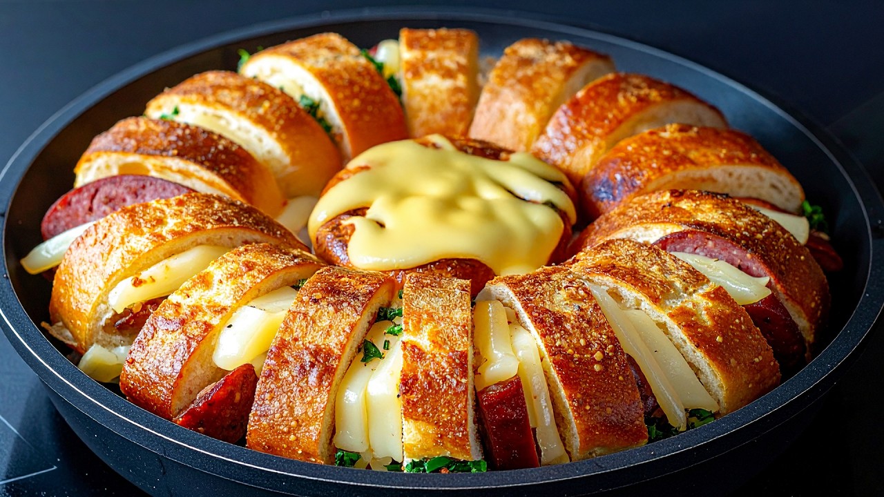 Просто вылейте яйца в хлеб – это блюдо мгновенно произведет впечатление на всех! Завтрак за 5 минут.