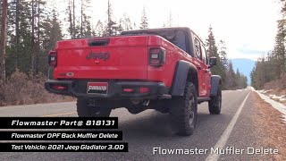 Flowmaster DPF Back Muffler Delete for 2020-2021 Jeep Gladiator with 3.0L Diesel (818131)