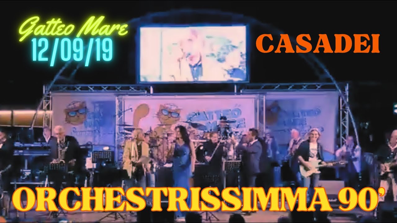 ORCHESTRISSIMA DEL 90’ | LA REUNION DI CASADEI A GATTEO ESPLODE! EMOZIONI E MUSICA SENZA TEMPO 🔥🎶