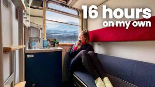 Overnight arctic circle sleeper train from Swedish Lapland - full train tour
