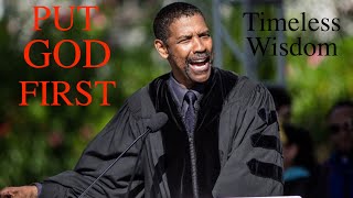 Put God First: Denzel Washington's Timeless Wisdom from His 2015 Commencement Speech, Vital Today.