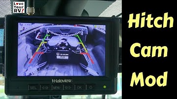 Fifth Wheel Hitch Camera Mod  (Haloview Wireless Camera System)