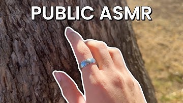 OUTDOOR ASMR (tree bark scratching) 🌳 *1 MINUTE* - lofi