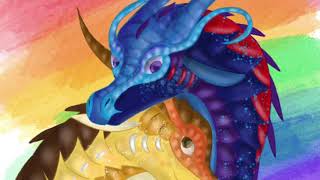 Wings of Fire: Burnet And Silverspot Speedpaint (Pride Month)