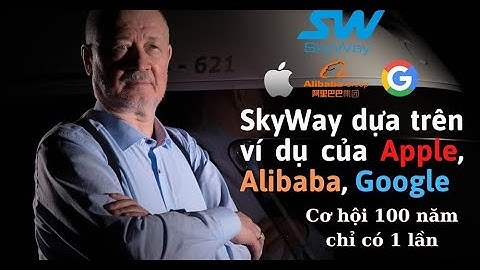 Cơ hội 100 năm chỉ có 1 lần - SkyWay dựa trên ví dụ của Apple, Alibaba, Google
