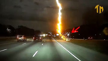 Lightning Strikes Compilation 2025 | One In A Billion Moments Of Nature #1