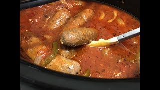 Foodie Friday  Italian Sausage in the crock pot!