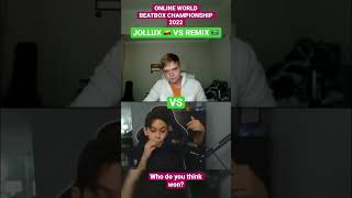 REMIX vs JOLLUX - CRAZY BEATBOX BATTLE! #beatbox #hiphop #musictalent