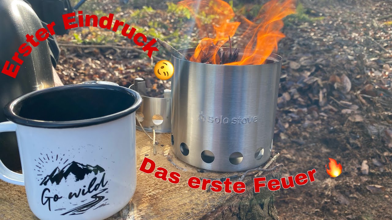 solo stove lite / Erster Eindruck / Anfeuern 🔥 Outdoor/Bushcraft - YouTube
