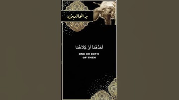 قرآن كريم - بر الوالدين