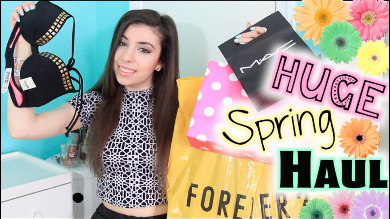 HUGE Spring Haul 2014: Forever21, TopShop, Victoria Secret, PacSun, & MORE!