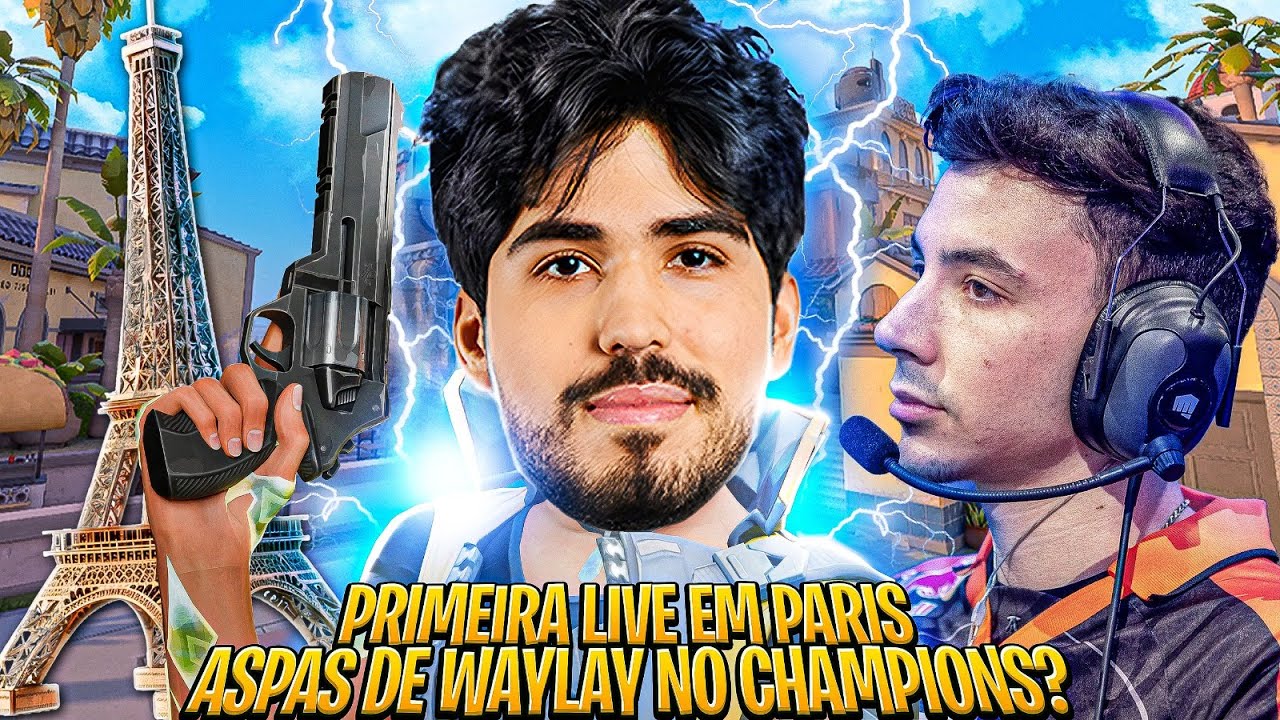ASPAS ABRE PRIMEIRA LIVE EM PARIS e JOGA SÓ DE WAYLAY NA RANKED! (VAI TRAZER no CHAMPIONS?)