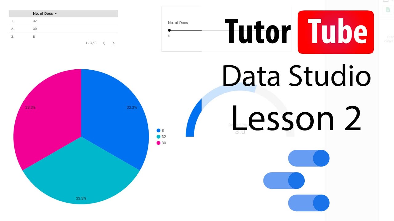 Google Data Studio Tutorial - Lesson 2 - Connecting Data Source - YouTube