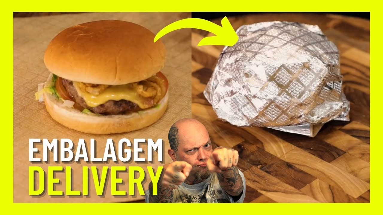 Embalagem para Hamburguer Gourmet Personalizada - Mestre das Embalagens